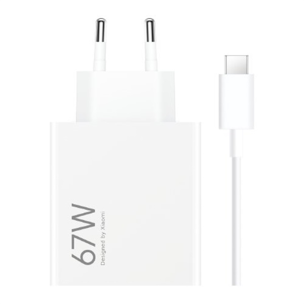 Caricabatterie Xiaomi BHR9465EU 67W Hypercharge Combo White