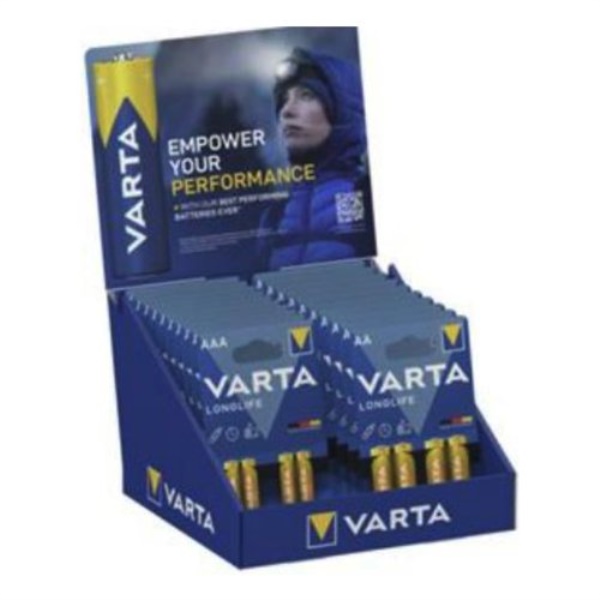 Espositore batterie Varta 93810 112 811 LONGLIFE da banco
