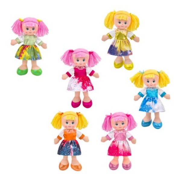 Bambola Globo 42460 W’TOY My Sweety in stoffa Assortito