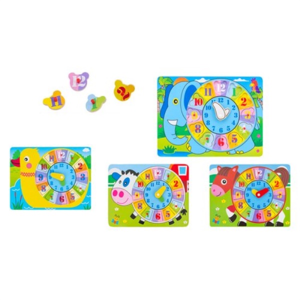 Puzzle Globo 42878 SIR WOOD Orologio Assortito