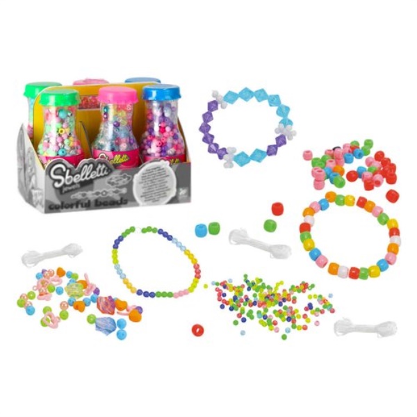 Gioco bigiotteria Globo 42742 SBELLETTI Perline plastica in barattolo 