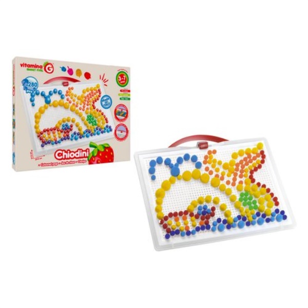 Set chiodini Globo 05652 VITAMINA G valigetta/tavoletta misti multicol