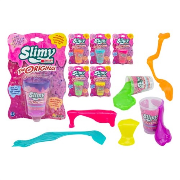 Slime Globo 42244 JOKER SLIMY The Original metallizzato (80gr) Assorti