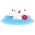 Fritz! - Set mesh Fritz! 20003129 MESH SET 1700 3 Pack White e Red