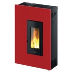 Pegaso - Stufa pellet Pegaso 7025145 MADISON 5 T2 Red