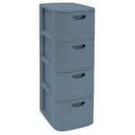 Stefanplast - Cassettiera Stefanplast 90703 90703 smoky blue