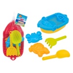 Globo - Gioco mare Globo 42784 W’TOY Barchetta con paletta e accessori Assorti