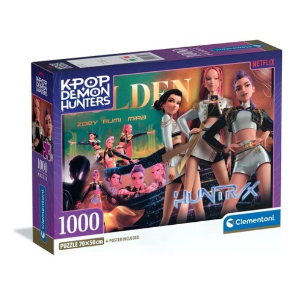 Puzzle Clementoni 83970 K POP DEMON HUNTERS con poster incluso Assorti