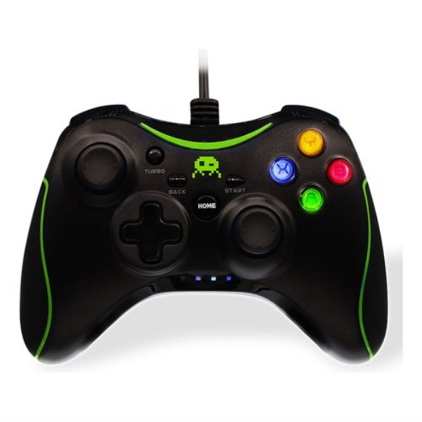 Gamepad Freaks And Geeks 310150b XBOX 360 Wired V2 Black