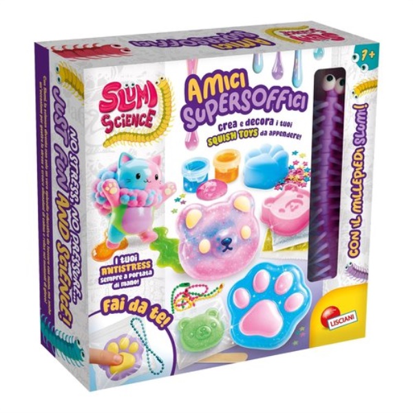 Slime Lisciani 117963 SLUMI SCIENCE Amici supersoffici Squish