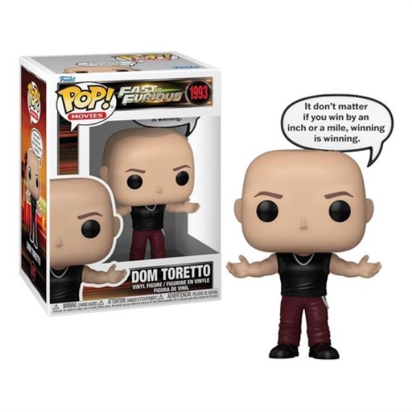 Personaggio collezione Funko 90492 POP MOVIES Fast And Furious Dominic