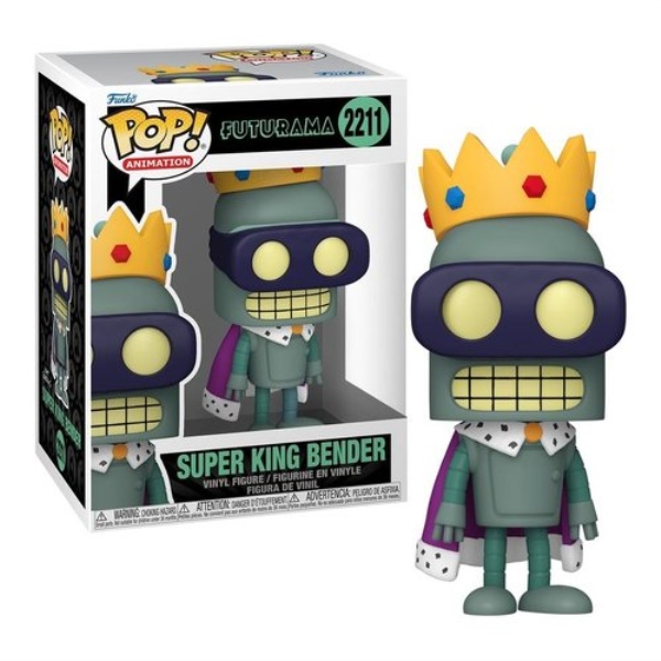 Personaggio collezione Funko 90430 POP ANIMATION Futurama Super King B