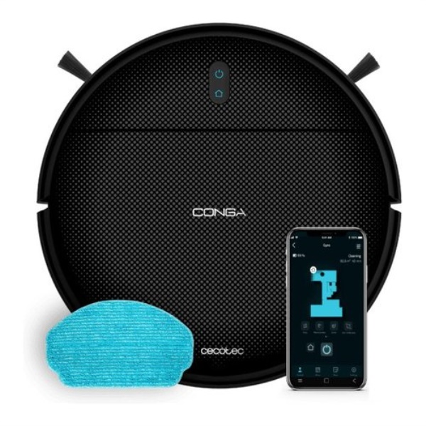 Robot lava pavimenti Cecotec A01 EU01 114725 CONGA M10 Black