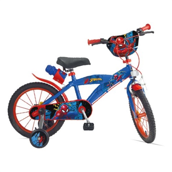 Bicicletta Mandelli 120145115 MARVEL SPORT ONE con rotelle Blu e Rosso