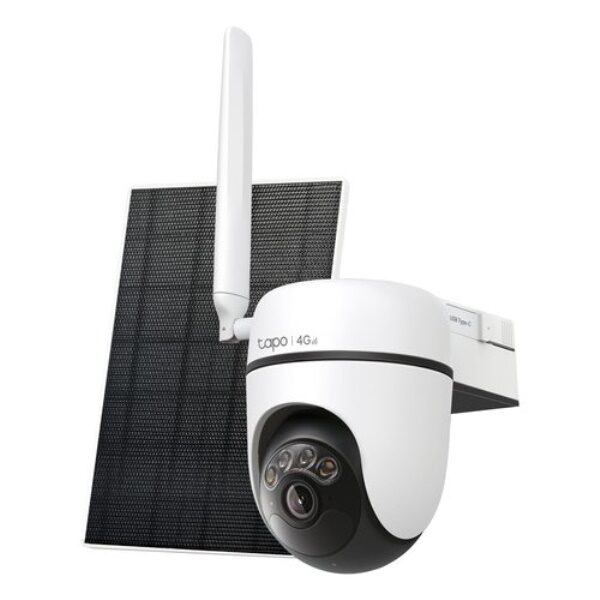 Videocamera sorveglianza Tapo TC90G KIT Solar Powered Pan&Tilt 4G Whit