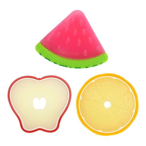 Massaggia gengive Nuby ID6896 Fruit silicon Assortito