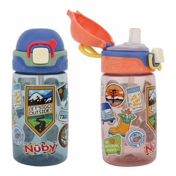 Tazza bimbo con beccuccio Soft Spout Push Cup Nuby NV04047 Assortito