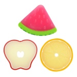 Nuby - Massaggia gengive Nuby ID6896 Fruit silicon Assortito