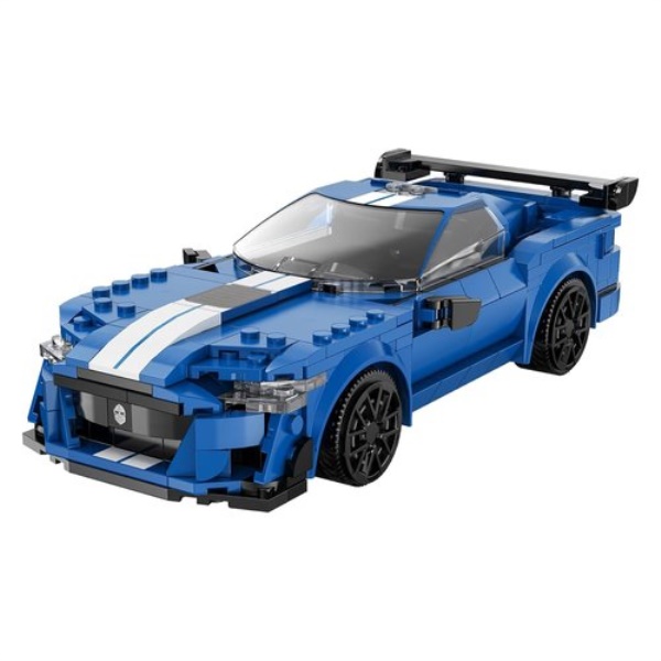 Costruzioni Cada DBLC51077W Auto corsa Blue Knight 200 1:14 radiocoman