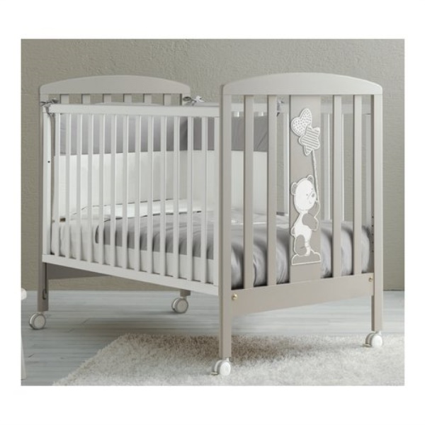Lettino infanzia Pali 0127ORSTS ORSETTO Bianco e Tortora