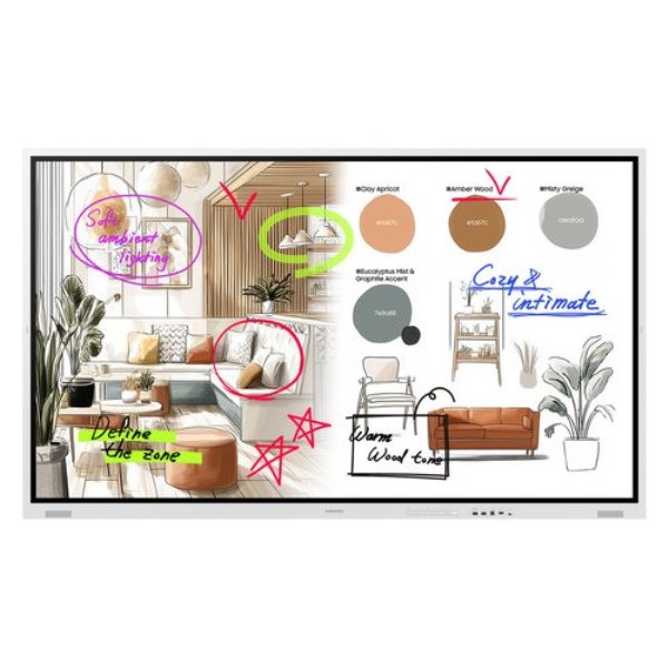 Display professionale Samsung LH75WMFWLGCXEN WMFX SERIES Flip 5 White