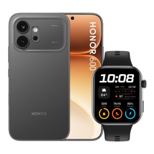 Smartphone Honor BNDH600B2IB256 600 Bundle Choice Watch 2i Black