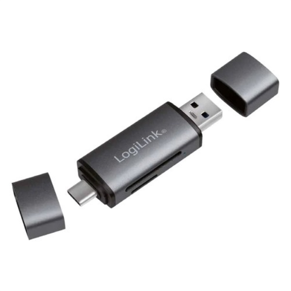 Lettore schede memoria Logilink CR0043 IUSB CARD 043 Gray