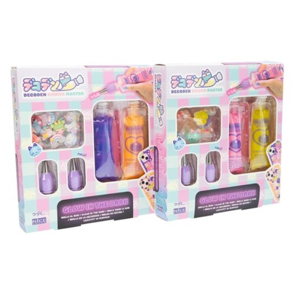 Set Decoden Kawaii Master Glow in the Dark Nice 48523 MOMOMI Assortito