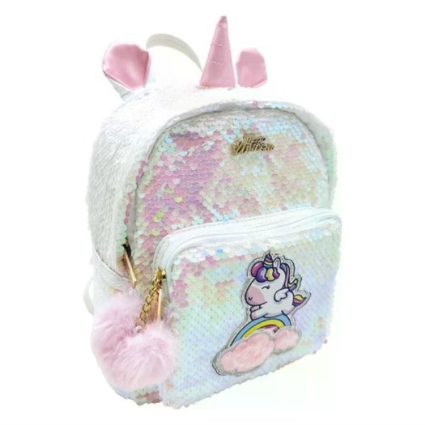 Zainetto Nice 16200 MAGIC UNICORN Dreamycor con paillettes