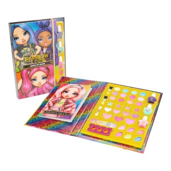 Set trucchi giocattolo Nice 97009 RAINBOW HIGH Make Up Book set Assort
