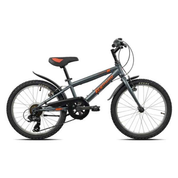 Bicicletta Legnano 26L630 HAPPY Grigio e Arancio