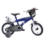Esperia - Bicicletta Esperia 23569E BIMBO FLASH con rotelle e accessori Blu