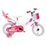 Esperia - Bicicletta Esperia 25146E BIMBA STARLET con rotelle e accessori Bianco