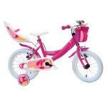 Esperia - Bicicletta Esperia 25149E BIMBA STARLET con rotelle e accessori Fucsia