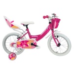 Esperia - Bicicletta Esperia 25147E BIMBA STARLET con rotelle e accessori Fucsia