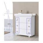 Pali - Kit pomoli bagnetto Pali KITORS ORSETTO con sagome decoro applicabili