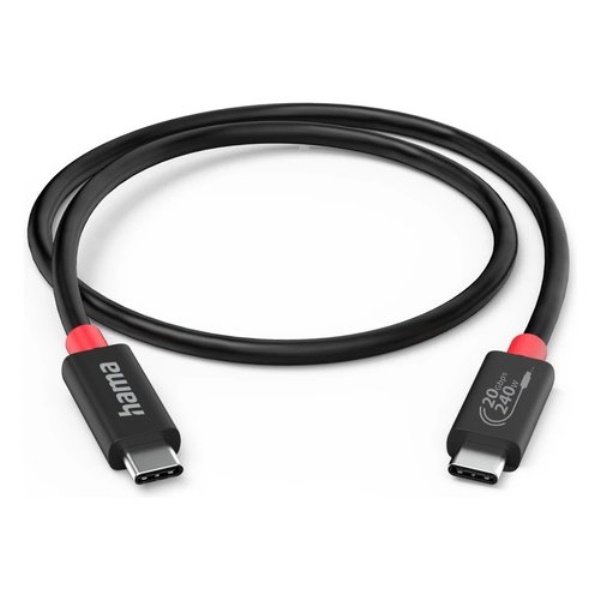 Cavo USB C Hama 00200788 240W USB4 Black