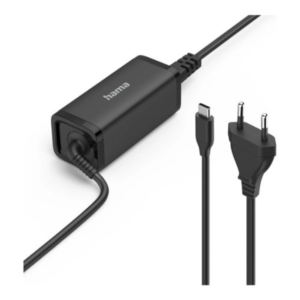 Alimentatore Hama 00200023 65W GaN Power Delivery Black