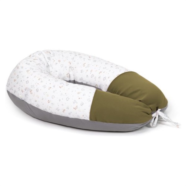 Cuscino allattamento con tasche Baby Idea DOVR DODO Verde