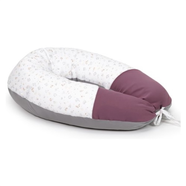 Cuscino allattamento con tasche Baby Idea DOMI DODO Mirtillo