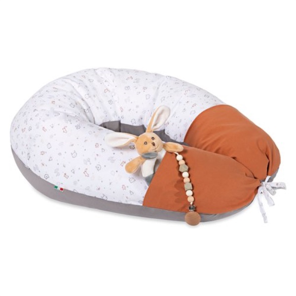 Cuscino allattamento con tasche Baby Idea DOAR DODO Arancio