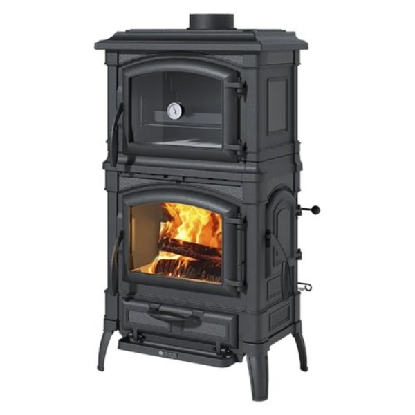 Stufa legna Nordica 3010440 ISETTA Forno Nero antracite