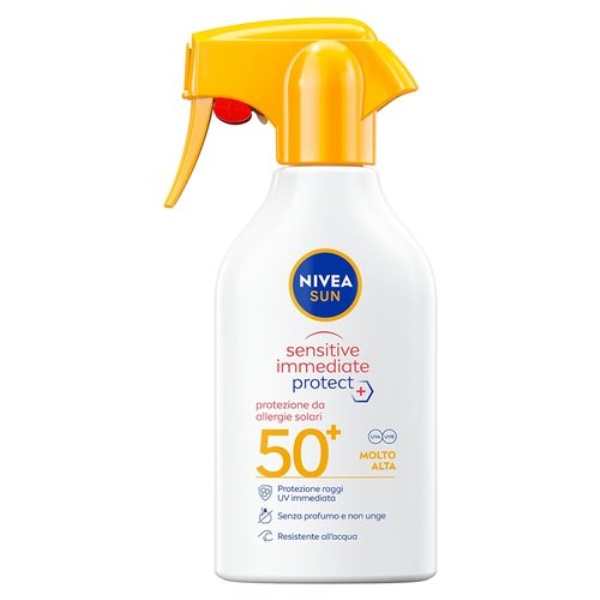 Crema solare spray Sensitive Immediate Protect Nivea SUN