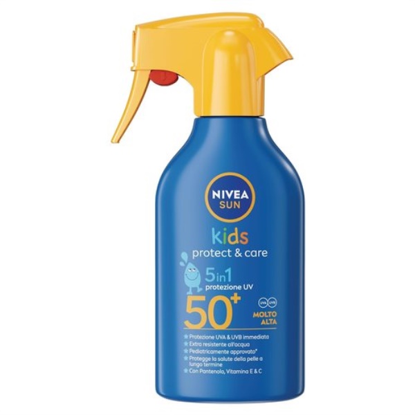 Crema solare bambini spray Protect & Care Kids Nivea SUN