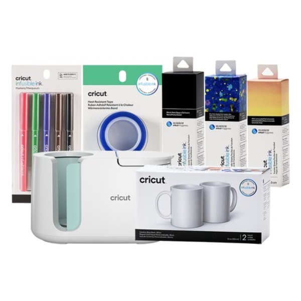 Termopressa Cricut 8001862 MUG PRESS Starter Bundle White