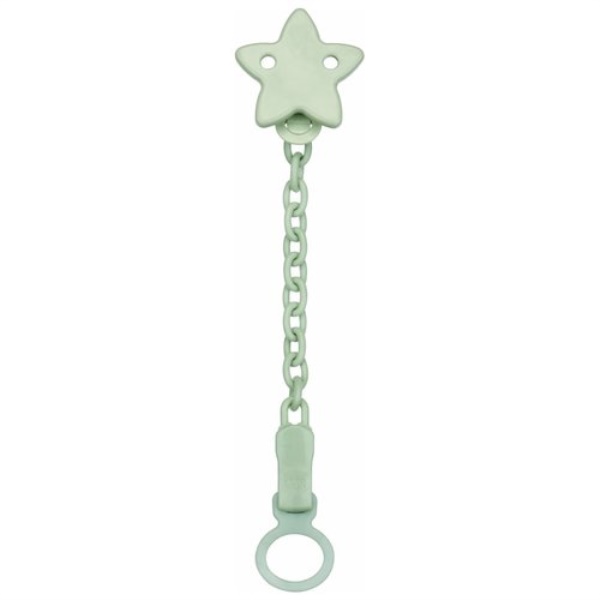Porta succhietto Chicco 00040852400000 Easy clip con catenella Verde