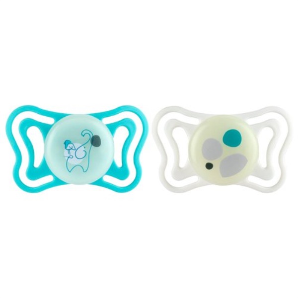 Succhietto Chicco 00071087410000 PHYSIOFORMA LIGHT lumi Verde acqua e 