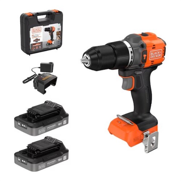 Trapano percussione Black & Decker BLD783E2K QW POWERCONNECT Brushless