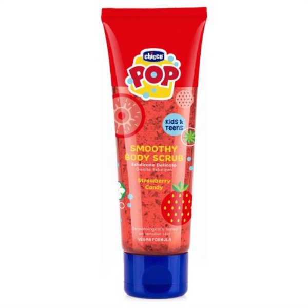 Detergente bimbi Chicco 00012809100000 POP Smoothy Scrub corpo fragola
