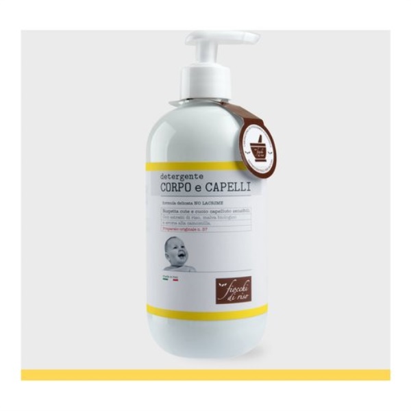 Detergente bimbi Fiocchi di Riso 00095235170000 corpo e capelli alla C